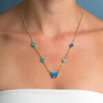 Butterfly Opal Necklace – 925 Sterling Silver - Image 2