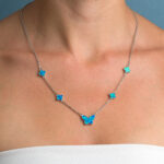Butterfly Opal Necklace – 925 Sterling Silver - Image 5