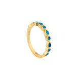 Opal Drop Ring– 925 Sterling Silver - Image 3