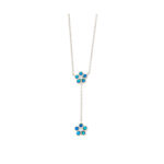 Flower Opal Necklace – 925 Sterling Silver - Image 3