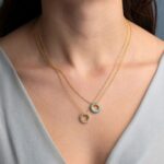 Sterling silver Turquoise Round Pendant Necklace - Image 2