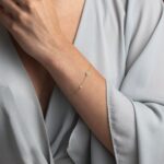 Χρυσό Βραχιόλι 9Κ με Τυρκουάζ Πέτρα και Ζιργκόν - Image 2