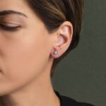 Μάτι Καρφωτά Σκουλαρίκια από Χρυσό 9Κ - Image 2