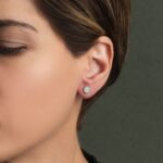 Μάτι Καρφωτά Σκουλαρίκια από Χρυσό 9Κ - Image 4