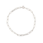 Paperclip Bracelet in 925 Sterling Silver