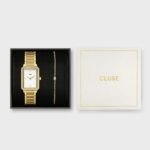 Cluse Gift Box Fluette Mesh White Watch and Double Chain Bracelet Gold Colour (Copy) - Image 5
