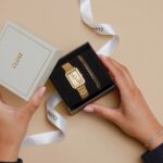 Cluse Gift Box Fluette Mesh White Watch and Double Chain Bracelet Gold Colour (Copy) (Copy) (Copy) - Image 9