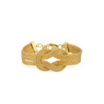Hercules Knot Chain Bracelet - 925 Sterling Silver Gold Plated