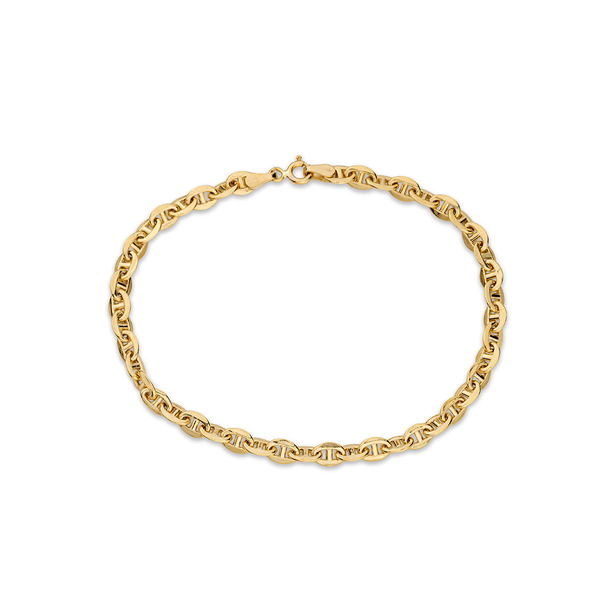 PAP-BR-03 9K Gold Mariner Chain Bracelet - Image 1