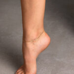 Άπειρο Βραχιόλι Ποδιού από Χρυσό 14 Καράτια - Image 2