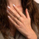 Ελιά Χρυσό Δαχτυλίδι 9Κ με Ζιργκόν - Image 2