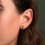 Knot Stud Earrings 9K Gold - Image 2