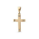 Χρυσός Σταυρός Μενταγιόν 14 Καράτια