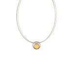 Round Choker Necklace in 925 Sterling Silver