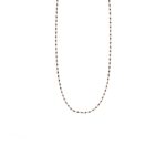 Thin Beads Necklace in 925 Sterling Silver - Image 3