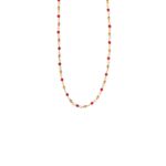 Beads Necklace in 925 Sterling Silver Gold Plated