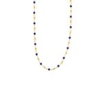 Beads Necklace in 925 Sterling Silver Gold Plated - Image 3