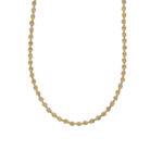 Blue Topaz Necklace with 925 Sterling Silver Gold Plated