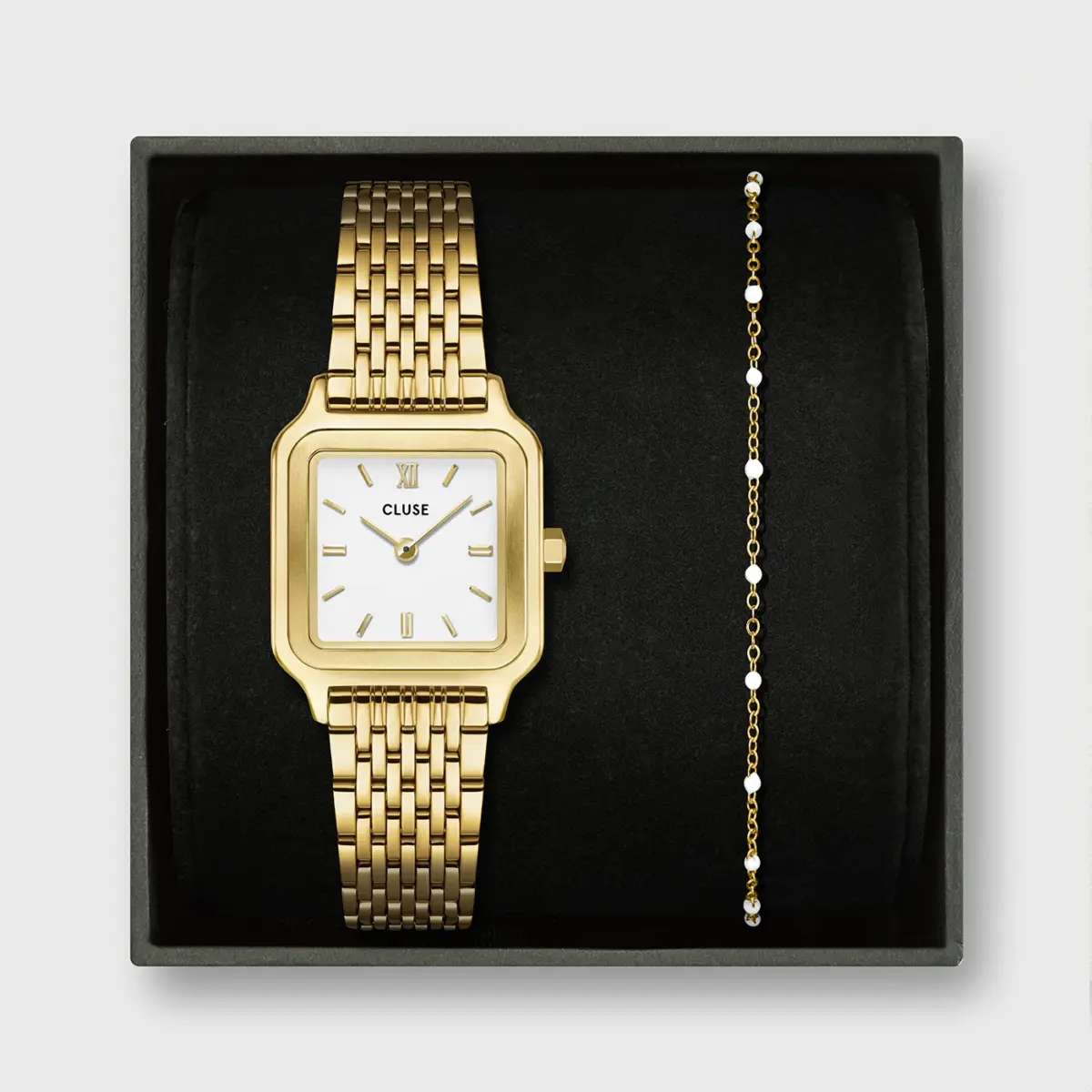 Cluse Gift Box Gracieuse Petite Watch Steel White & White Epoxy Bracelet - Image 7