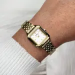 Cluse Gracieuse Mini Watch Steel White Gold Colour - Image 2