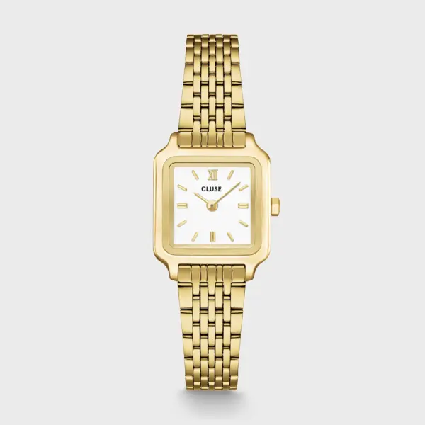 Cluse Gracieuse Mini Watch Steel White Gold Colour