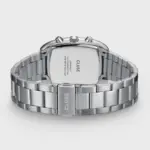 Quartaut Chrono Watch Steel Blue Silver Colour - Image 4
