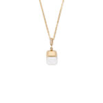 Pearl Charm Necklace - Stainless Steel