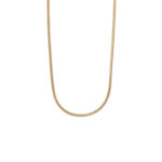 Thin Snake Chain Necklace - Stainless Steel