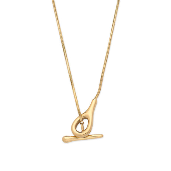 Bar Chain Necklace - Stainless Steel