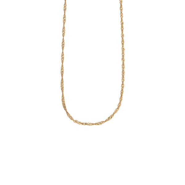 Twisted Chain Necklace in Stainless Steel