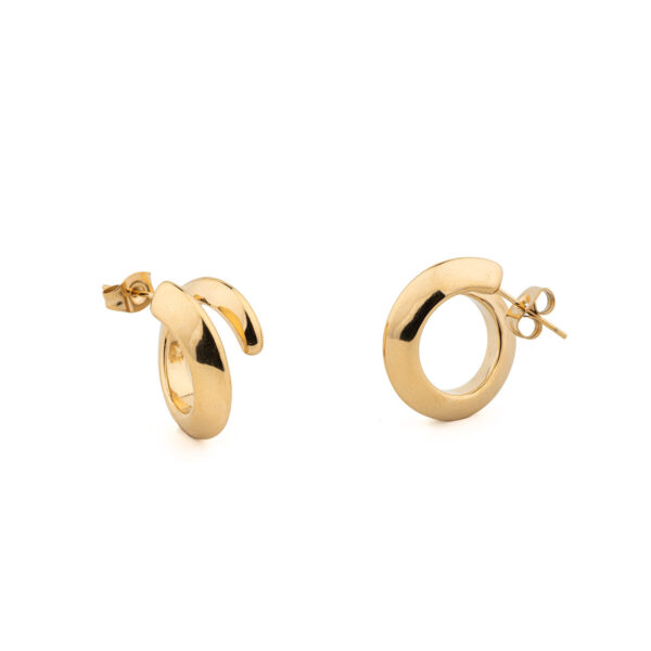 Twisted Stud Earrings in Stainless Steel