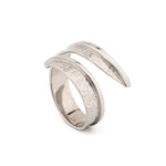Leaf Open Ring in 925 Sterling Silver - Image 3
