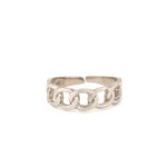 Chain Ring - 925 Sterling Silver - Image 5