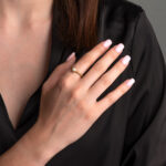 Pearl Twisted Ring in 925 Sterling Silver Gold Plated - Image 2