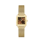 Cluse Anglée Watch Steel Brown Gold Colour