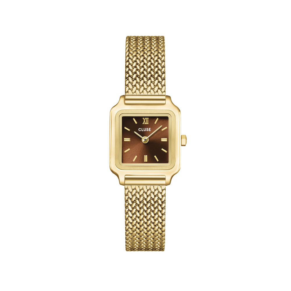 CW15511 Cluse Anglée Watch Steel Brown Gold Colour