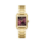 Cluse Anglée Watch Steel Dark Cherry Gold Colour