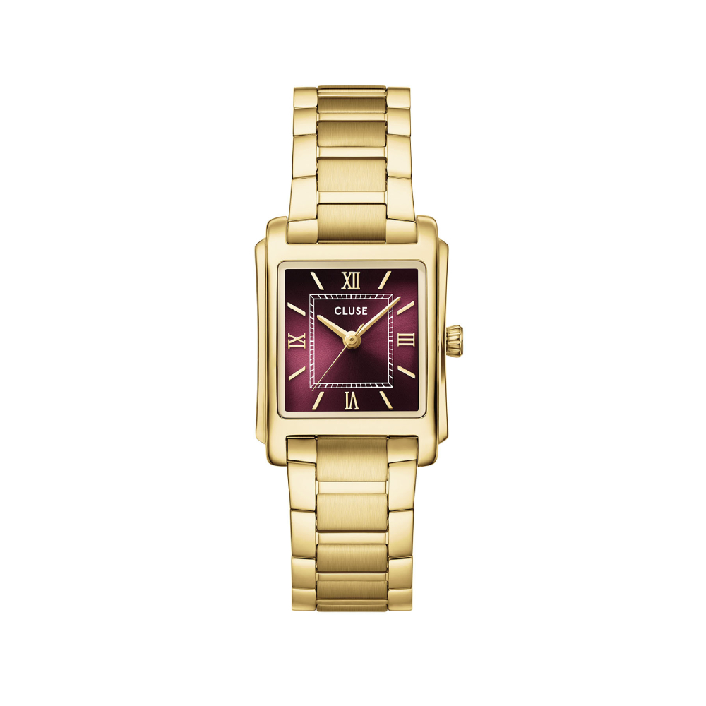 CW16603 Cluse Anglée Watch Steel Dark Cherry Gold Colour - Image 1